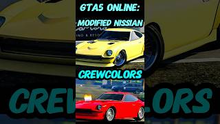 NEW GTA 5 CUSTOM CREW COLORS for Karin 190Z HEX CODES [upl. by Nibas]