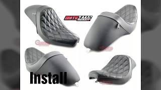 Install Honda Rebel CMX 300 500 Replacement Seat Double  V1 V2 Motozaaa [upl. by Falda763]