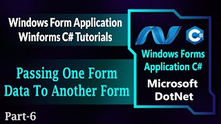 06  How To Pass One Form Data To Another Form In Winforms C  Windows Forms App HindiUrdu [upl. by Nalrah624]