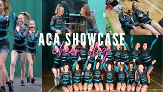 ACA showcase 2023  cheer vlog [upl. by Akerdnuhs]