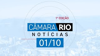 Câmara Rio Notícias  1ª Edição  01102024 [upl. by Ynaffi]