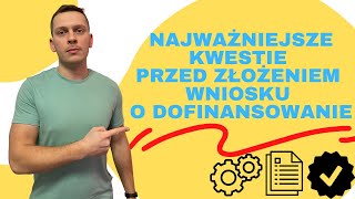 Zrób to zanim złożysz wniosek o dofinansowanie Dotacje z Urzędu Pracy 💲💲💲 [upl. by Aniret]