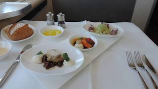 Flight Review Lufthansa A330 First Class Frankfurt to Astana [upl. by Tychonn]