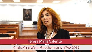 Dr Teresa Maria Valente Chair Mine Water Geochemistry IMWA 2019 [upl. by Aehcsrop]