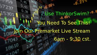 ThinkorSwim Stock Alert Scanner and Scripts Live Stream [upl. by Lempres848]