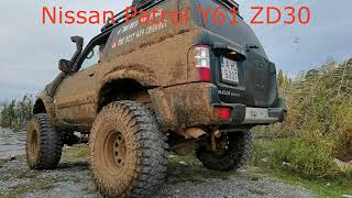 Jeep Grand Cherokee ZJ 52 vs Nissan Patrol Y61 ZD30 Exhaust Sound Off Road Competition [upl. by Field]