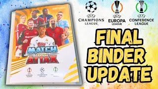 MATCH ATTAX 20242025  FINAL Binder Update [upl. by Coltin]