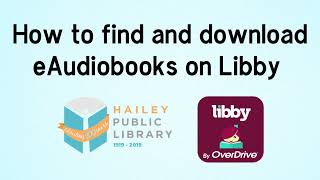 How to find Audiobooks in the Libby app [upl. by Kentiggerma]