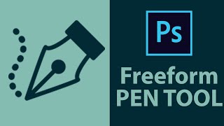 How to Use the Freeform Pen Tool in Photoshop  Tutorial for Beginners  Basics [upl. by Nivac]