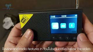 Przenośne Radio Cyfrowe FM DAB Model DABPC 1  Portable Digital FM DAB Radio Model DABPC 1 [upl. by Dowling21]