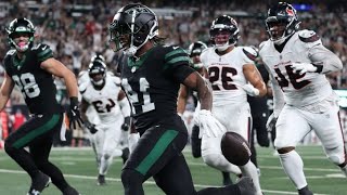 Malachi Corley DROPS BALL BEFORE SCORING For Touchback  New York Jets vs Houston Texans TNF [upl. by Aubree]