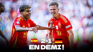 LESPAGNE EN DEMI 🇪🇸 Victoire de lEspagne après un match tendu et polémique  Espagne 21 Allemagne [upl. by Ellenyl918]