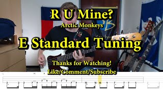 R U Mine  Arctic Monkeys Bass Cover with Tabs [upl. by Mcquoid555]