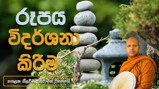 ‍ රූපය විදර් ශනා කිරීම  Hasalaka Seelawimala Thero [upl. by Comethuauc]