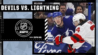 New Jersey Devils at Tampa Bay Lightning  Full Game Highlights [upl. by Nanreh658]