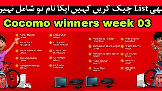 Golden cocomo  winners week 03  Cocomo Snap n win  100 lucky winners [upl. by Iyre455]