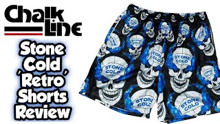 WWE Chalk Line  Stone Cold Steve Austin Retro Shorts Review [upl. by Vinn]