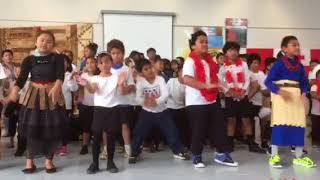 Birdwood School juniors performing a Tongan dance [upl. by Airitak]