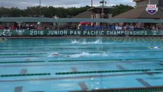 24 Men 4x100 Free Relay B Final  2016 Junior Pan Pacific Swimming Championships  Maui [upl. by Culberson]