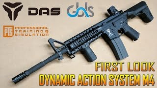 2500 GBLS DAS M4A1 AIRSOFT GUN FIRST LOOK  SPARTAN117GW [upl. by Kleinstein]