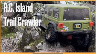 RC Rock Crawling Scx6 Jeep rock crawling in the rain at Piper’s Lagoon Part13 [upl. by Fatimah]