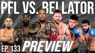 PFL vs Bellator CHAMPS  MAIN CARD PREVIEW amp PREDICTIONS [upl. by Ahsoet]