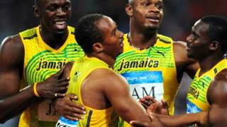 Asafa Powell Disqualified to 100m Final at London Olympics 2012 [upl. by Ahsiniuq]