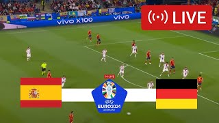 LIVE  Spain vs Germany  EUFA EURO 2024 QUARTER FINAL  LIVE NOW [upl. by Meir]