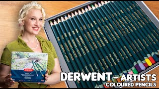 Reviewing The Derwent Artists Coloured Pencils  The best British pencil [upl. by Tedd]