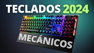 TOP 5 MEJORES TECLADOS MECÁNICOS 2024 CALIDAD PRECIO [upl. by Dnalyram656]