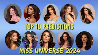 PREDICTIONS  TOP 10 BEST FINALISTS OF MISS UNIVERSE 2024 MY VERSION  WHO WILL WIN [upl. by Acey]