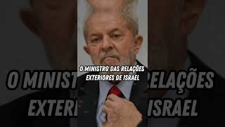 Luta terá que pedir desculpas aos Judeus lula israel judeus palestina politica [upl. by Scharaga736]