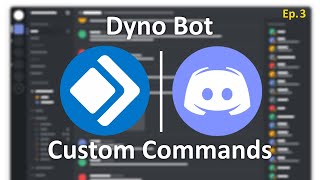 Dyno Bot Tutorials  Accept Custom Command [upl. by Anerda]