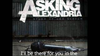 Asking Alexandria  Hey There Mr Brooks Lyrics on screen [upl. by Aihsenad903]