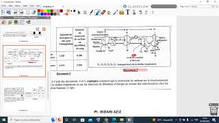 Exercice consommation de la matière organique et flux de lénergie PCN2016 partie 2 [upl. by Ettenuj]