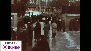 3 februari 1954  De oudste kleurenbeelden van de Elfstedentocht  Bluray versie 2024 [upl. by Nesnah]