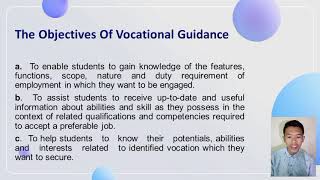 VE 110  INTRODUCTION TO VOCATIONAL GUIDANCE [upl. by Erdied238]