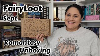 FairyLoot Romantasy Unboxing  Sept 24 [upl. by Beale]