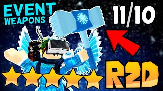 R2DA RATING EVENT WEAPONS Part 3  Roblox Reason 2 Die [upl. by Della518]