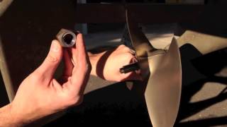 How To Remove An Inboard Boat Propeller [upl. by Benkley]