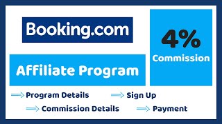 Bookingcom Affiliate Program 2024  Earn Money from Bookingcom [upl. by Tnecniv222]