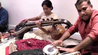 SINDHU NADHIYIN MISAI  Bharathiyar Song  Veena by Meera Sharma [upl. by Llemij]