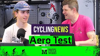 11 Pro bike aero test from Cycling News [upl. by Bertasi531]