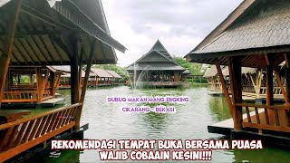 Gubug Makan Mang Engking  Rekomendasi Tempat Makan Di Cikarang  Saung Lesehan dan Resto [upl. by Pacificia]