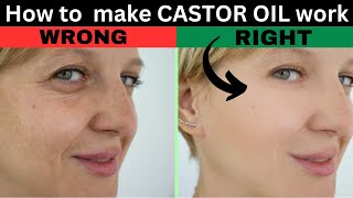 Castor Oil For Your Face  INCREASE benefits by 3 TIMES  The Right WAY to use it to [upl. by Nilsoj]