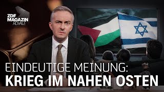 Eine Diskursanalyse Wie Deutschland über den Krieg im Nahen Osten redet  ZDF Magazin Royale [upl. by Ynnod836]