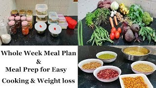 Weight loss Diet Plan in Tamil Weekly Meal Prep weekly Menu Planning  weekly Diet Chart in Tamil [upl. by Lennej]