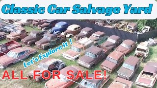 Shocking Rare Classic Finds at a Salvage Yard [upl. by Shanie758]