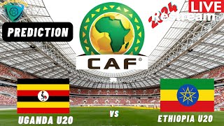 Uganda vs Ethiopia Live Stream CECAFA U20 Africa Nations Cup 2025 Qualifiers Commentary Score [upl. by Deerdre651]