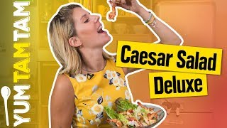 Caesar Salad Deluxe  Felicitas’ Rezepte für Küchenangeber 5  yumtamtam [upl. by Godwin569]